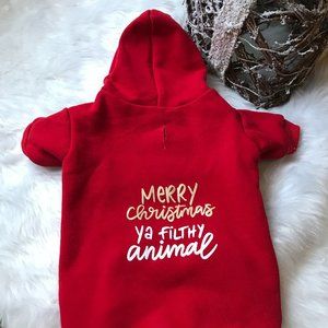 Merry Christmas Pet Hoodie